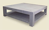 #100 Parsons Table with Shelf